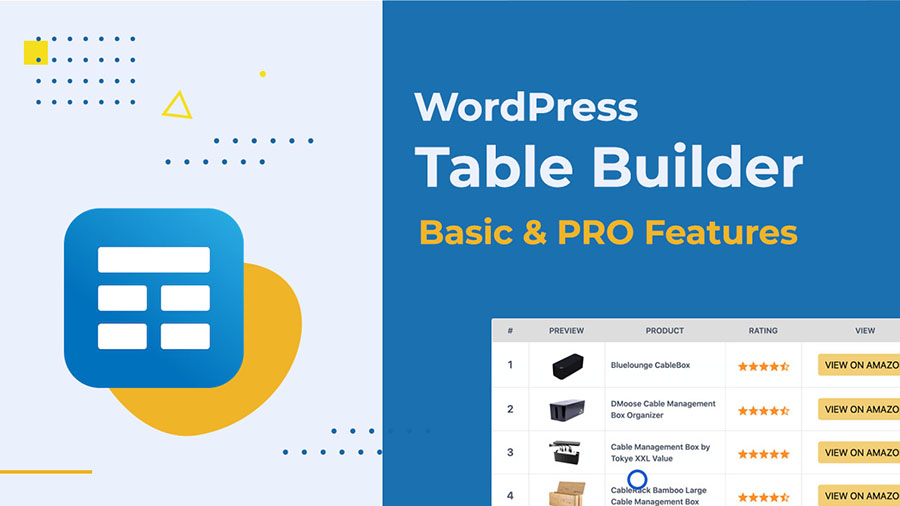 WP Table Builder + Pro review: the best table builder plugin for WordPress